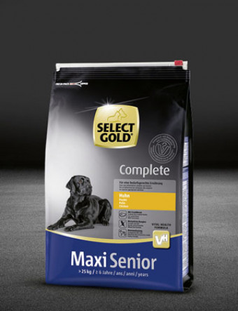 select gold complete maxi senior huhn beutel trocken 320x417px