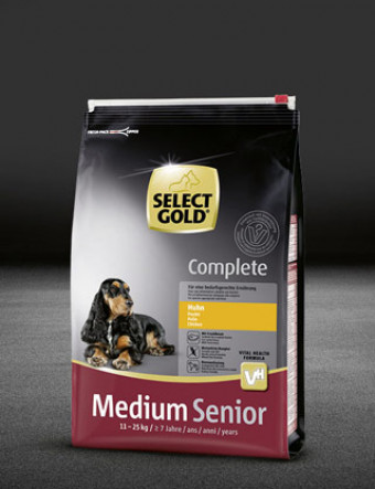 select gold complete medium senior huhn beutel trocken 320x417px