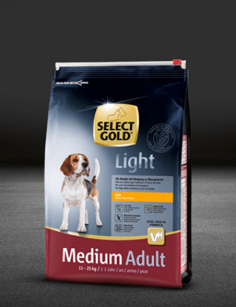 select gold light medium huhn beutel trocken 320x417px