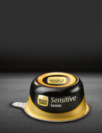 select gold sensitive senior huhn mit reis schale nass 320x417px