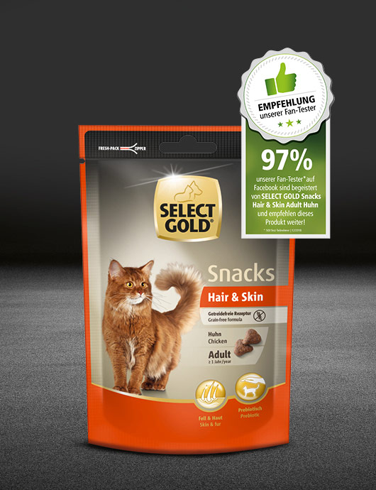 Select Gold Hair Skin Snack Adult Huhn Select Gold