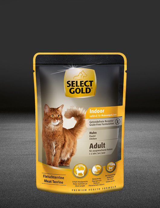 select gold indoor adult huhn pouch nass 530x890px