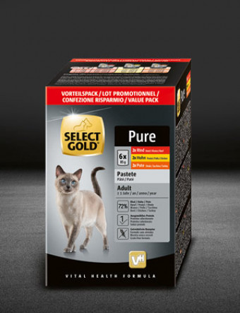 select gold pure adult multipack pouches pouch nass 320x417px