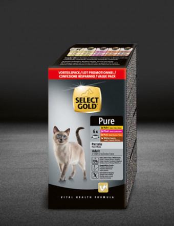 select gold pure adult multipack schale schale nass 320x417px
