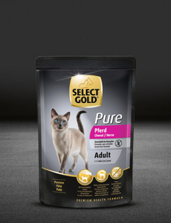 select gold pure adult pferd pouch nass 320x417px