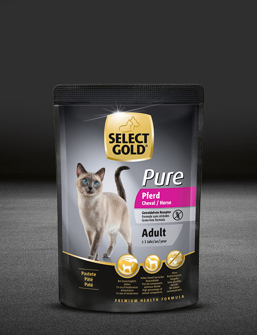 select gold pure adult pferd pouch nass 530x890px