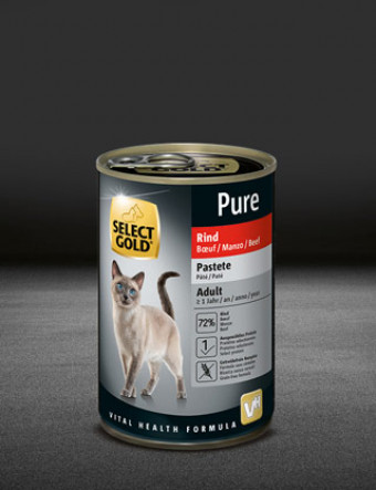 select gold pure adult rind dose nass 320x417px