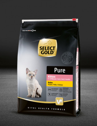 select gold katze kitten pure huhn 3kg 320x417