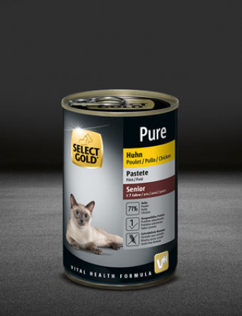 select gold pure senior huhn dose nass 320x417px